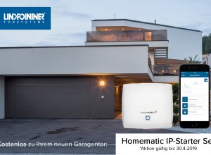 Lindpointner Smart Home - Aktion Homematic für Garagentore