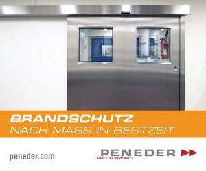 Banner Peneder Brandschutztore