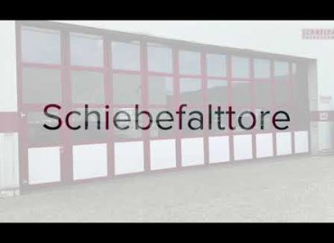 SCHNEIDER Schiebefalttore | Produktvideo (DE)