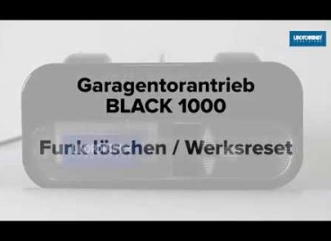 LINDPOINTNER Antrieb | BLACK 1000 - Funk löschen und Werksreset (DE)